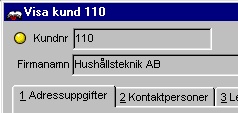 Ljussignaler i kundregistret